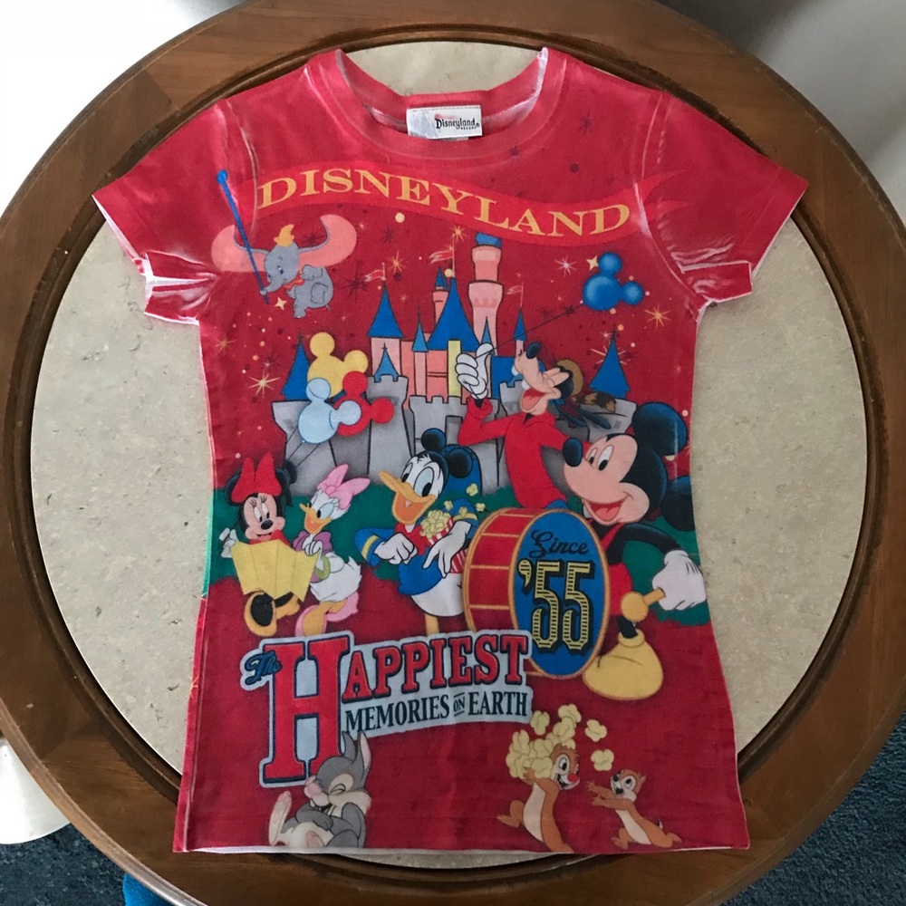 Disneyland Since 55 Many Characters Tee SZ SM NEW